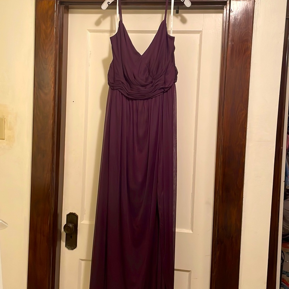Plum Bridesmaids Dress, Size 20